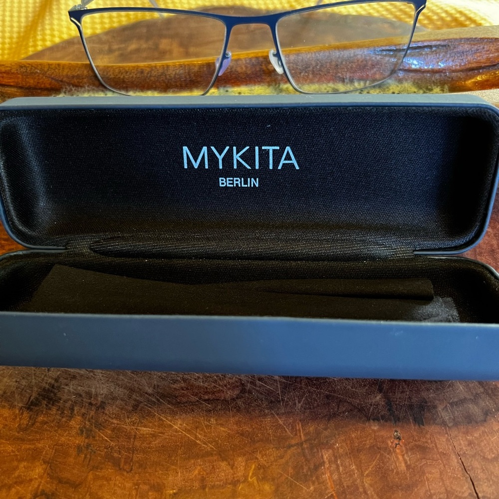 Mykita Torben Made In Berlin Blue Reader Reading Glasses, Lens strength +1.5